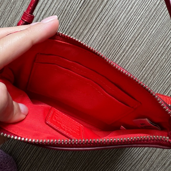 Coach Corner Zip Wristlet - Picture 6 of 9